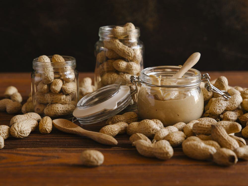 peanuts and peanut butter